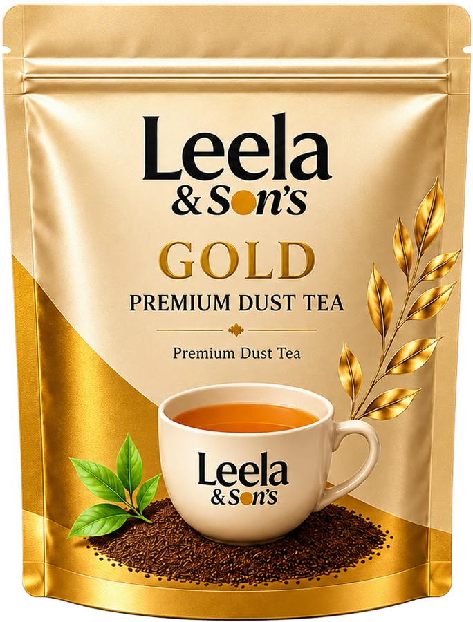 Leela & Son's Gold Premium Dust Tea pack